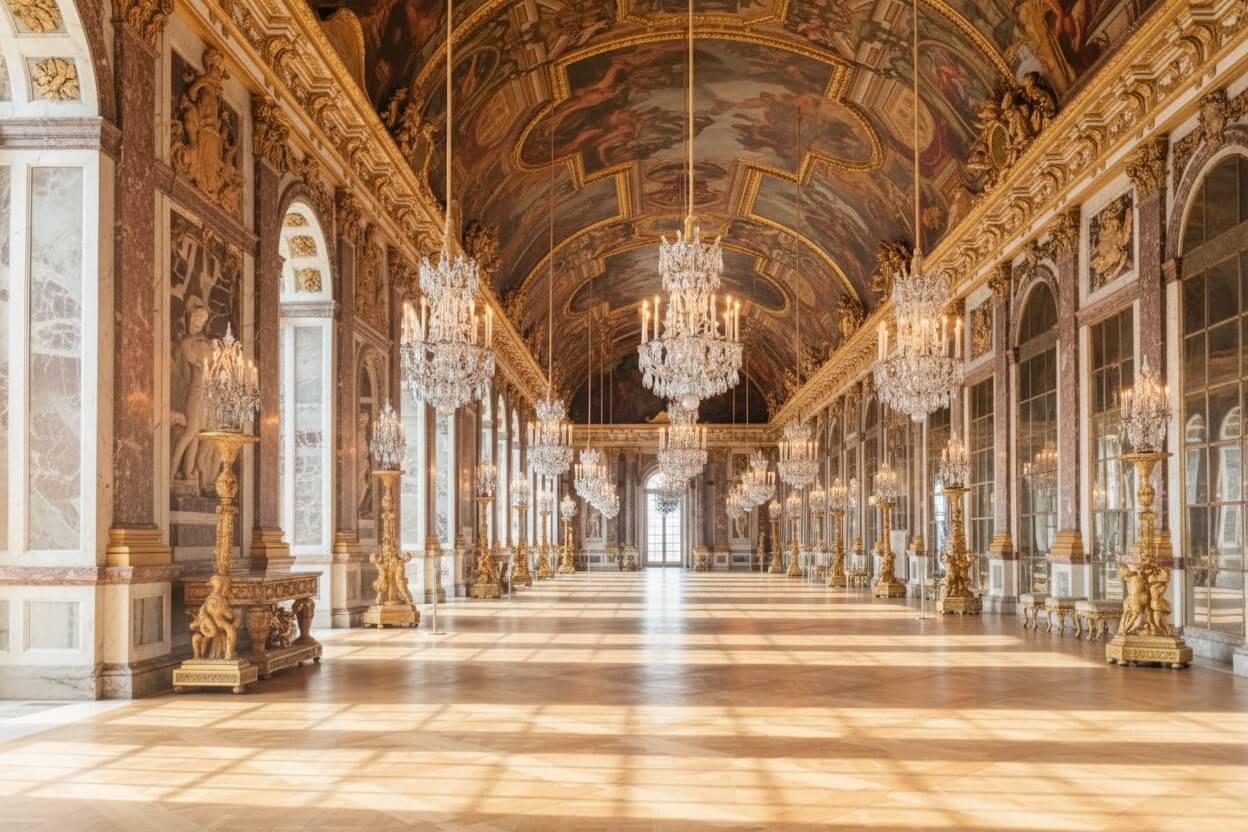 Galeria Oglinzilor — Palatul Versailles